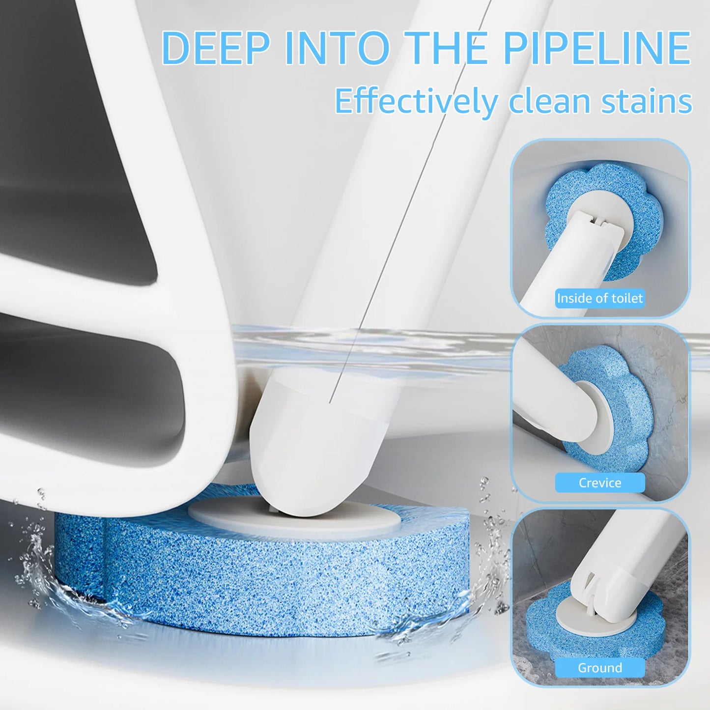 FreshFlush™ Disposable Toilet Brush Kit