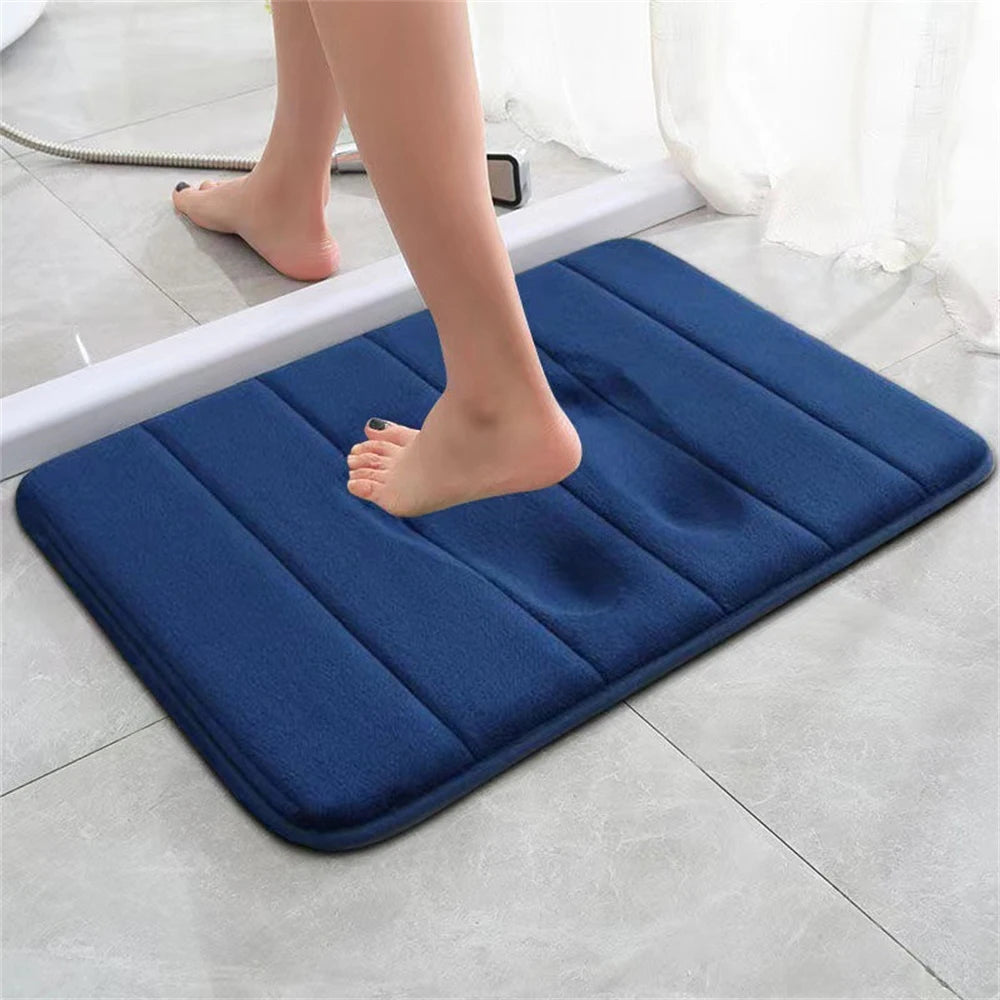 Super Absorbent Memory Foam Bathroom Floor Mat