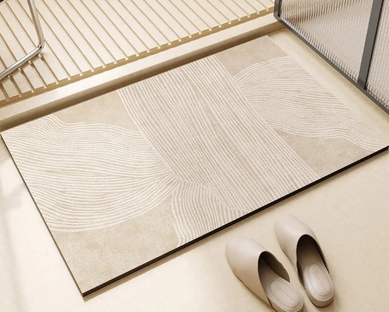 Super Absorbent Diatomite Infused Bath Mat. Non-Slip & Quick Dry