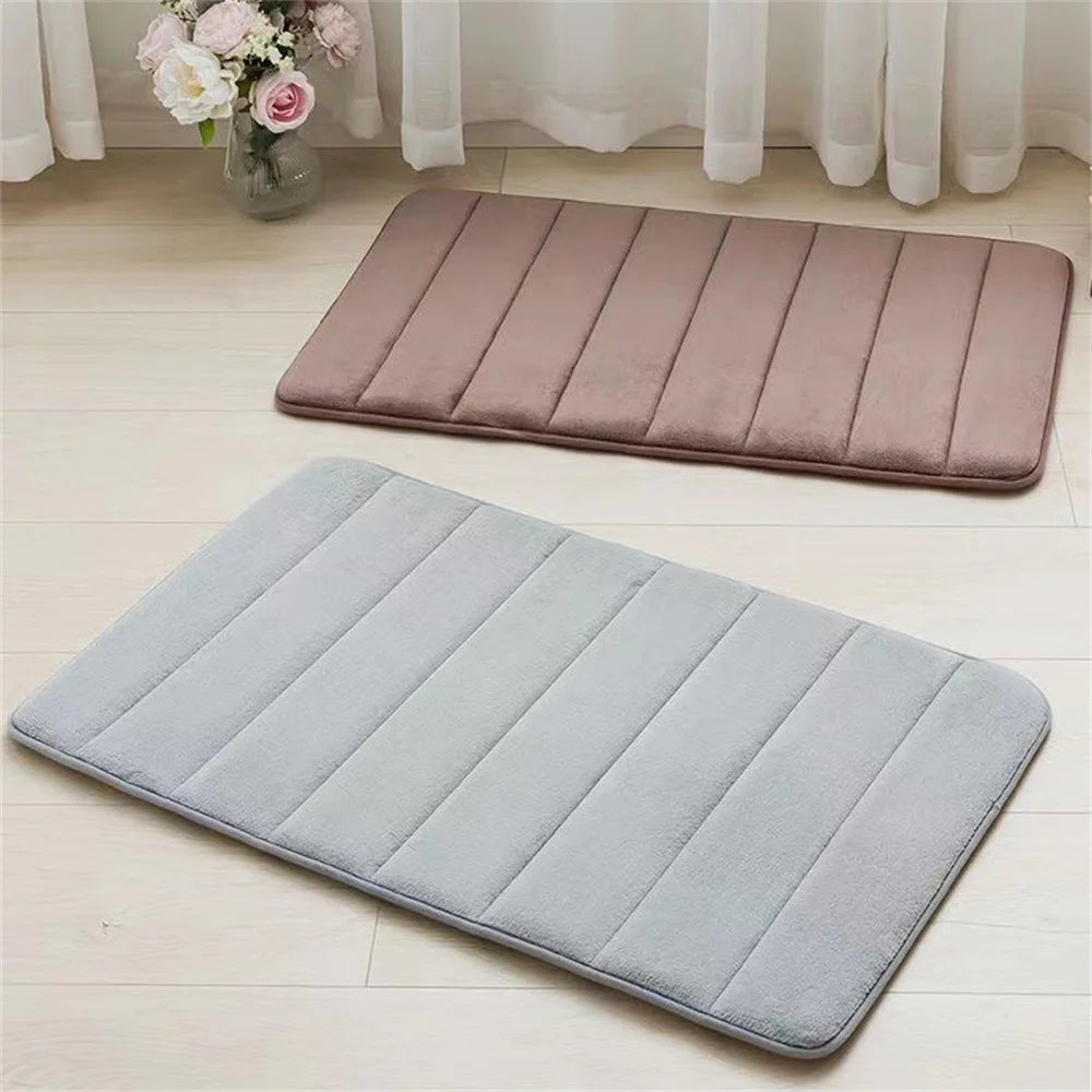 Super Absorbent Memory Foam Bathroom Floor Mat