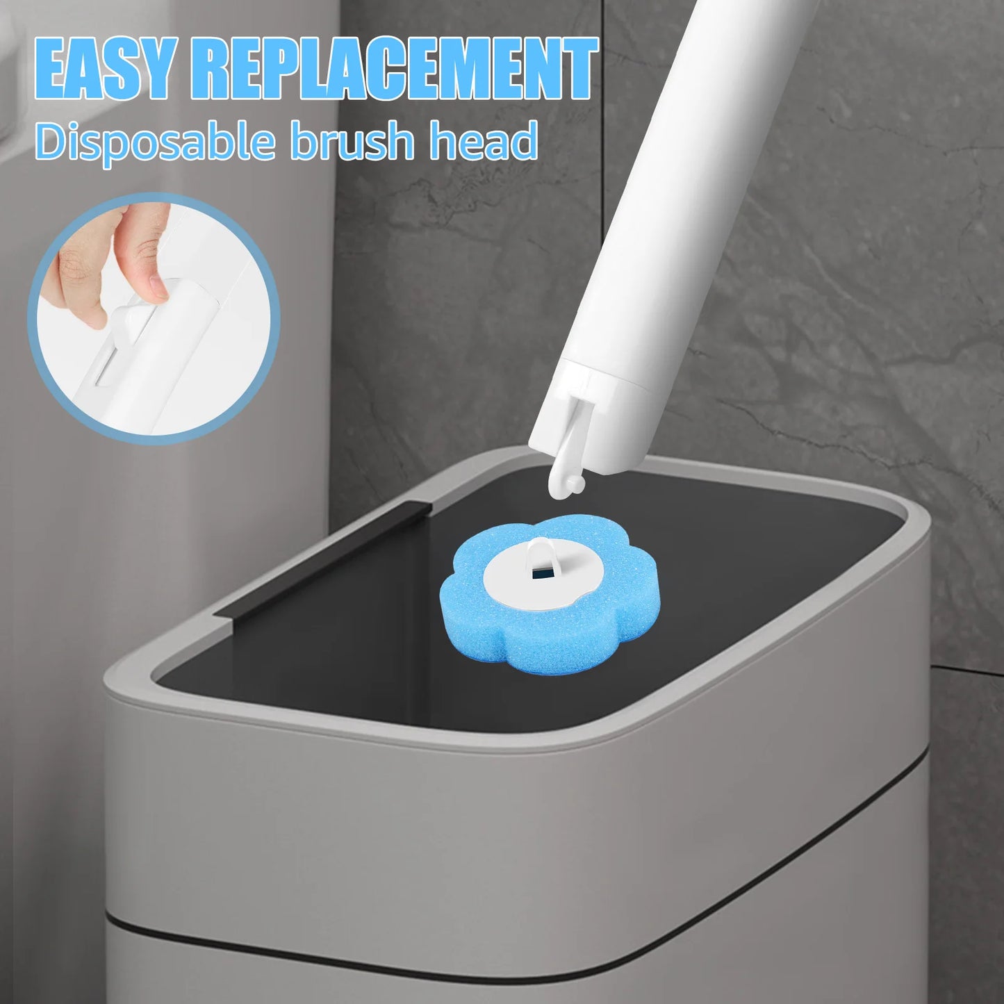 FreshFlush™ Disposable Toilet Brush Kit