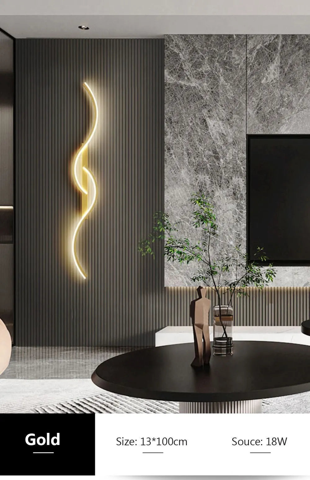 SleekGlow™ LED Wall Lamp