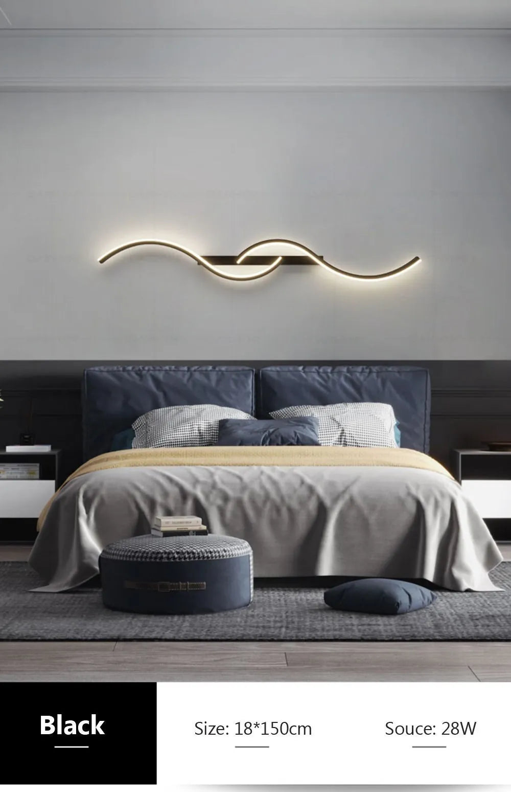 SleekGlow™ LED Wall Lamp