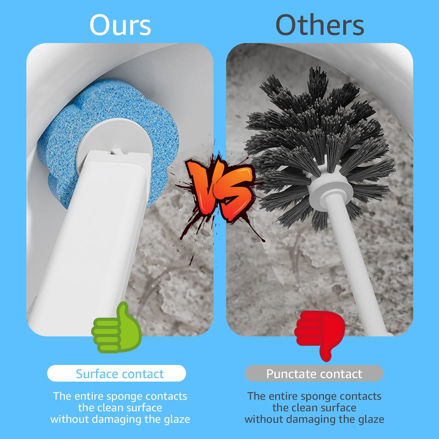 FreshFlush™ Disposable Toilet Brush Kit