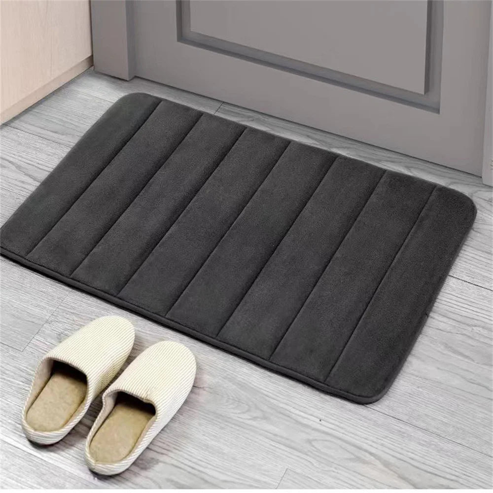 Super Absorbent Memory Foam Bathroom Floor Mat