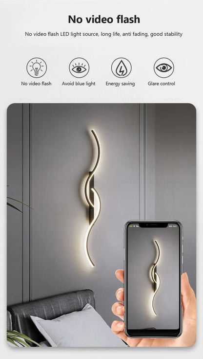 SleekGlow™ LED Wall Lamp