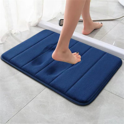 Super Absorbent Memory Foam Bathroom Floor Mat