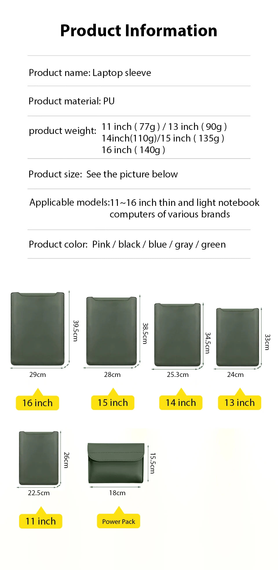 NeoCase™ -  Laptop Sleeve Bag