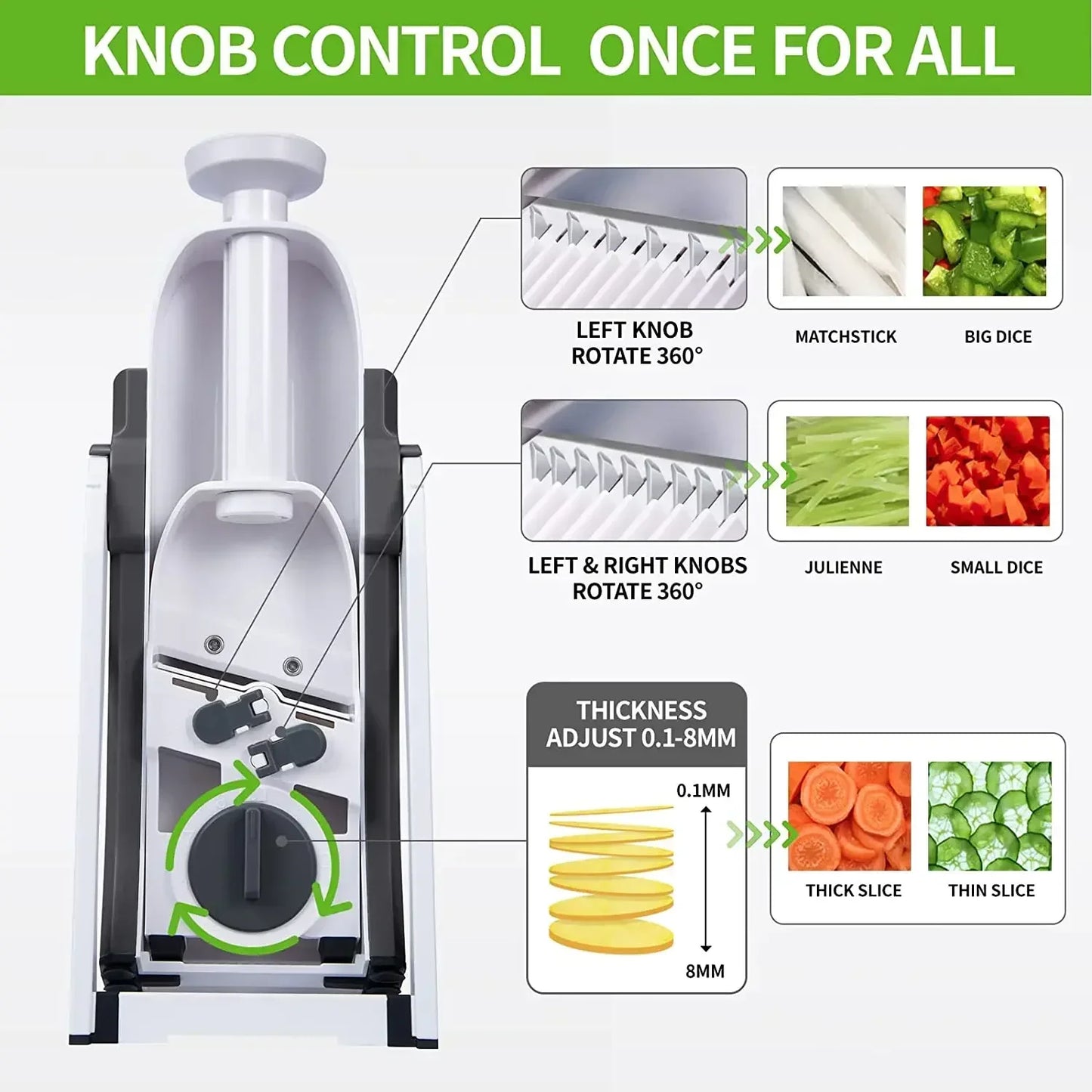 SlicePro™ Vegetable Cutter & Chopper